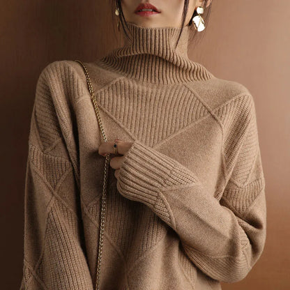 Oversized Cashmere Turtleneck