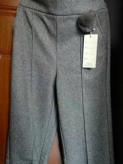 Wool-Blend Ankle Trousers