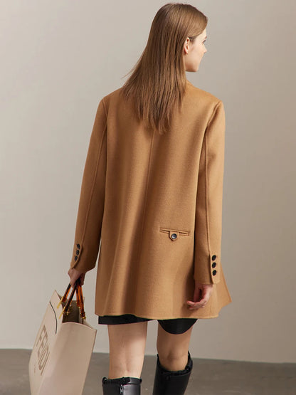 Amii Wool Peacoat