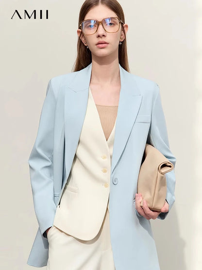 Amii Lightweight Twill Blazer