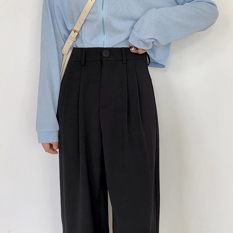 Straight-Leg Trousers