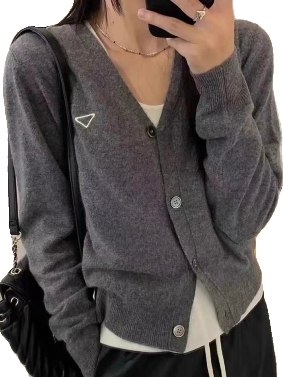 Cashmere Button Down Cardigan