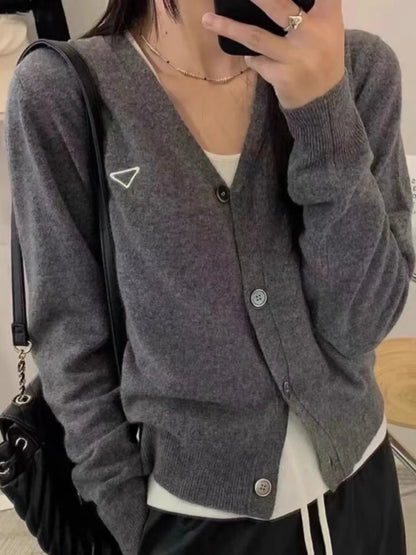 Cashmere Button Down Cardigan