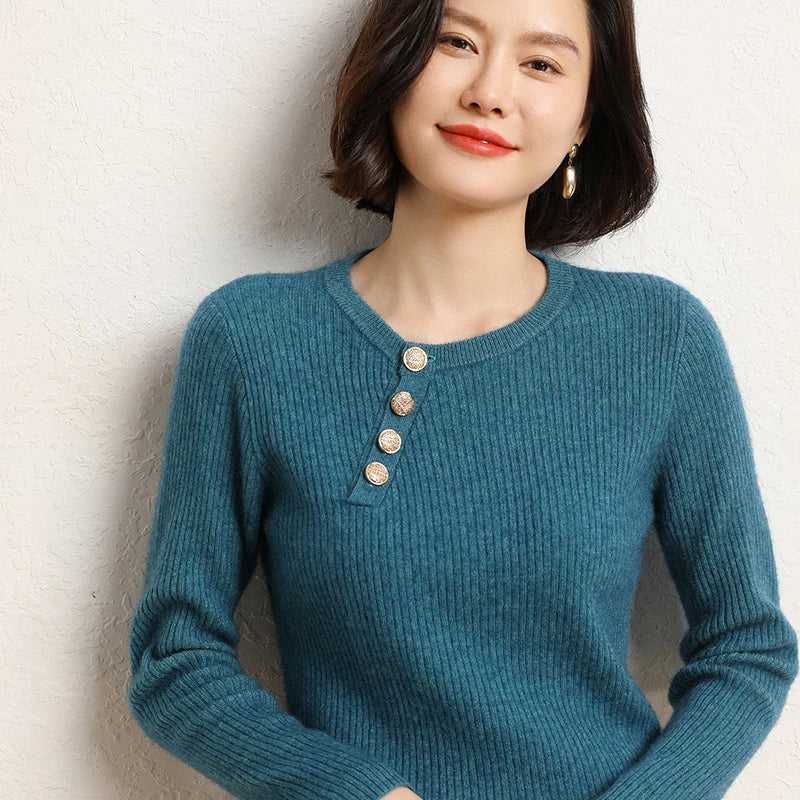 Cashmere Long-Sleeved Shirt