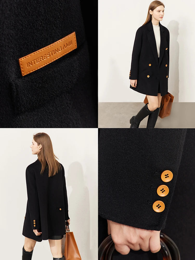 Amii Wool Peacoat