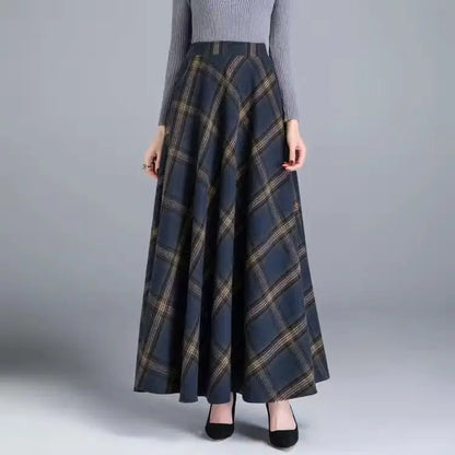 Wool A-Line Skirt