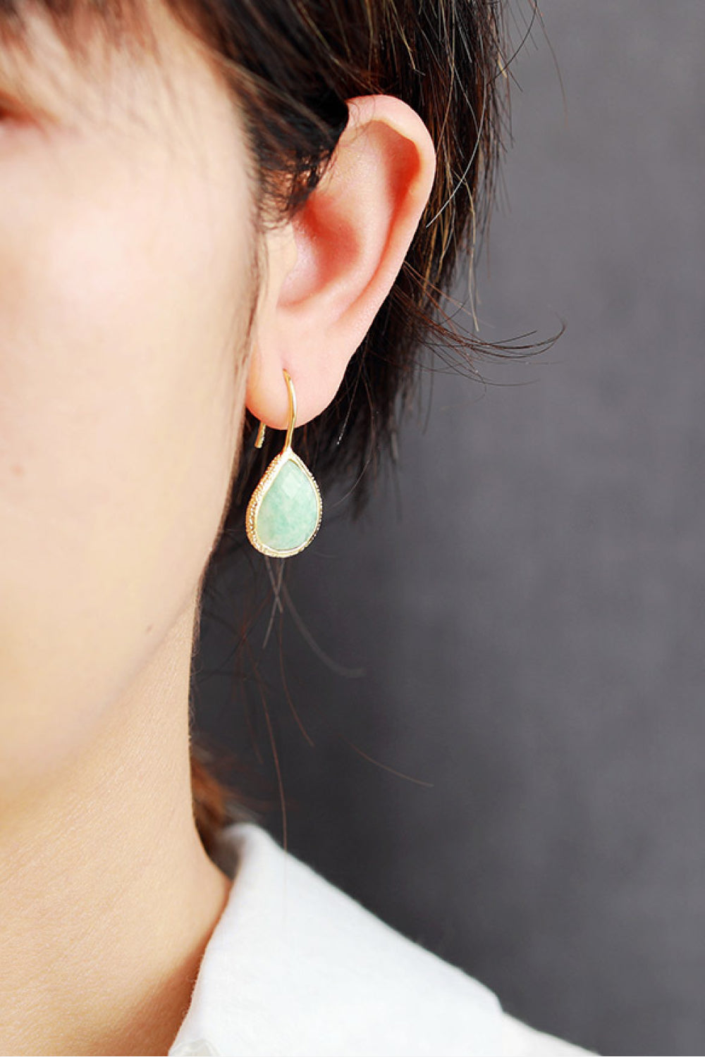 Handmade Pear-Shaped Earrings