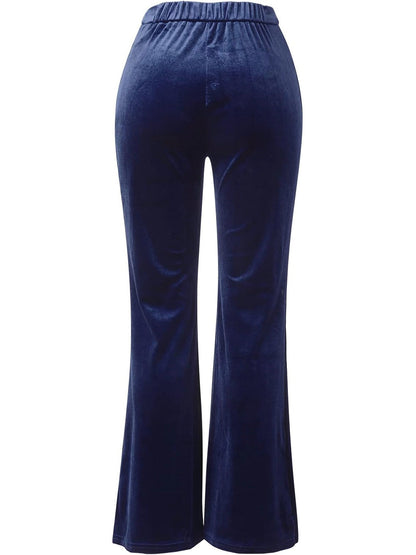 Velour Flare Pants