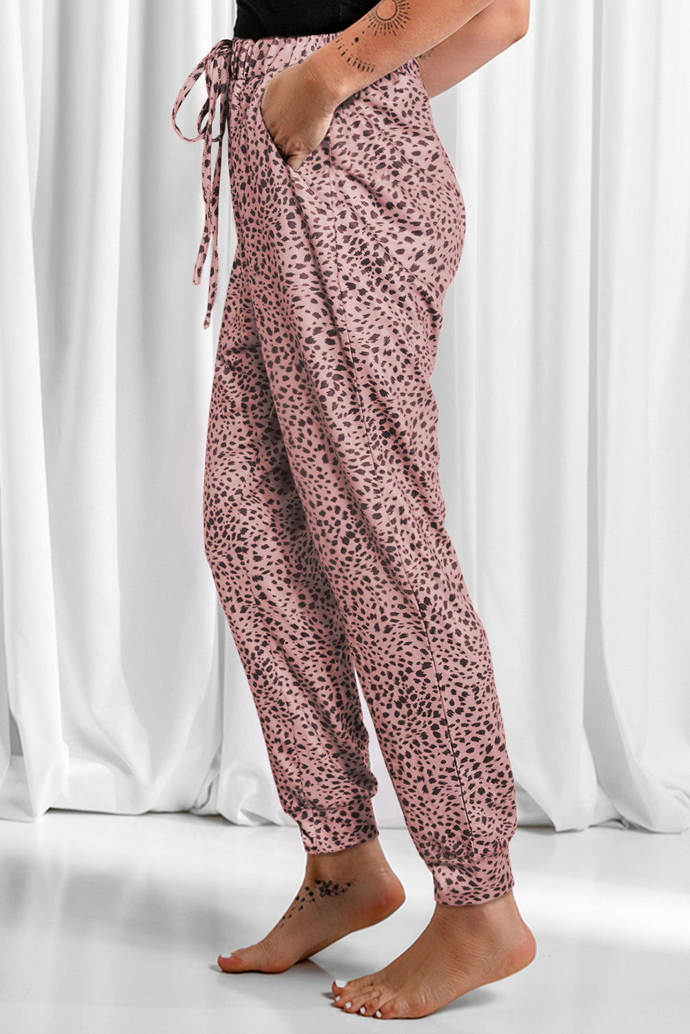 Leopard Print Joggers