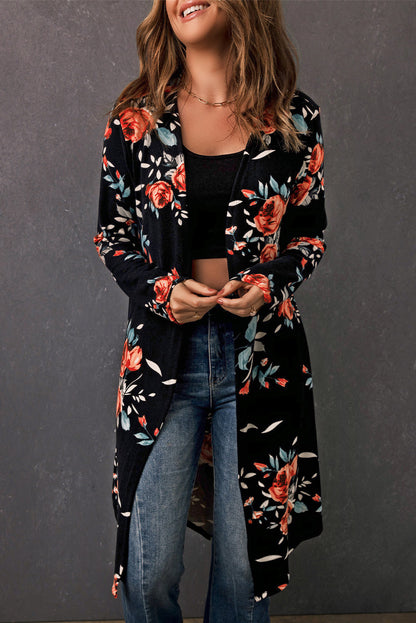 Double Take Printed Cardigan