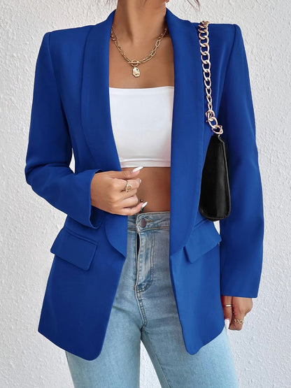 Shawl-Collar Summer Blazer