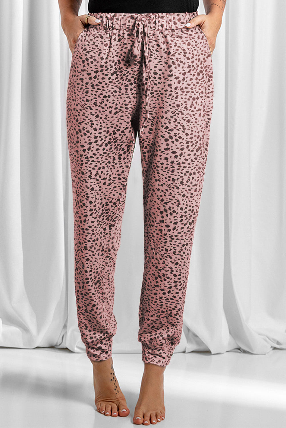 Leopard Print Joggers