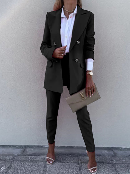 Bold Blazer and Pencil Pant Suit